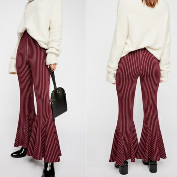 Free People Pants - Free People Mari Bell Bottom Pants Size 4 - 12